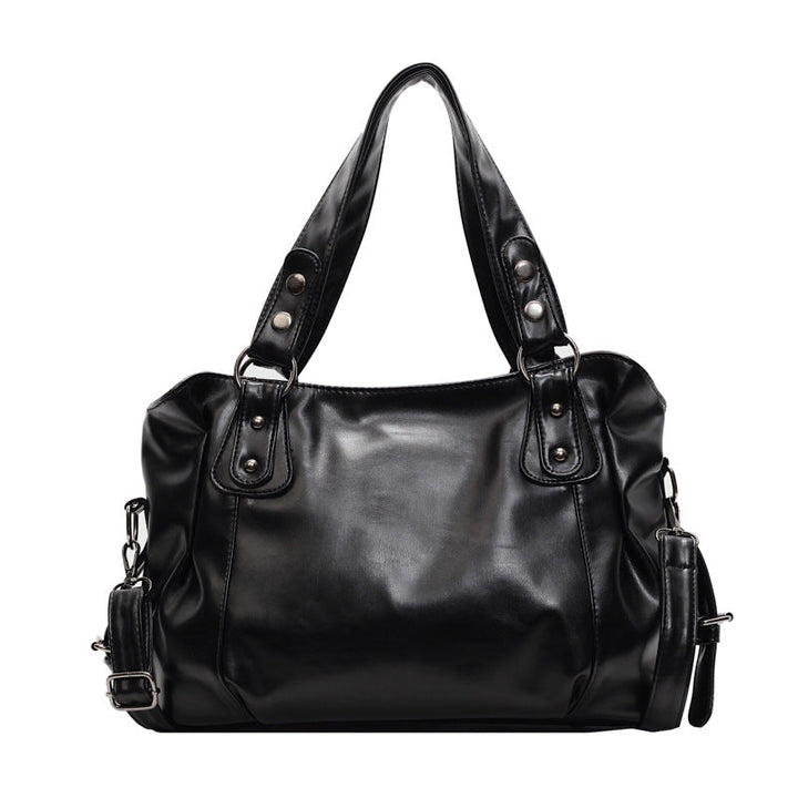 Retro casual high-end niche shoulder tote bag
