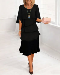 Patricia | Elegant Comfort Ruffle Dress