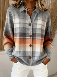 Veronica™ | Retro Plaid Cardigan