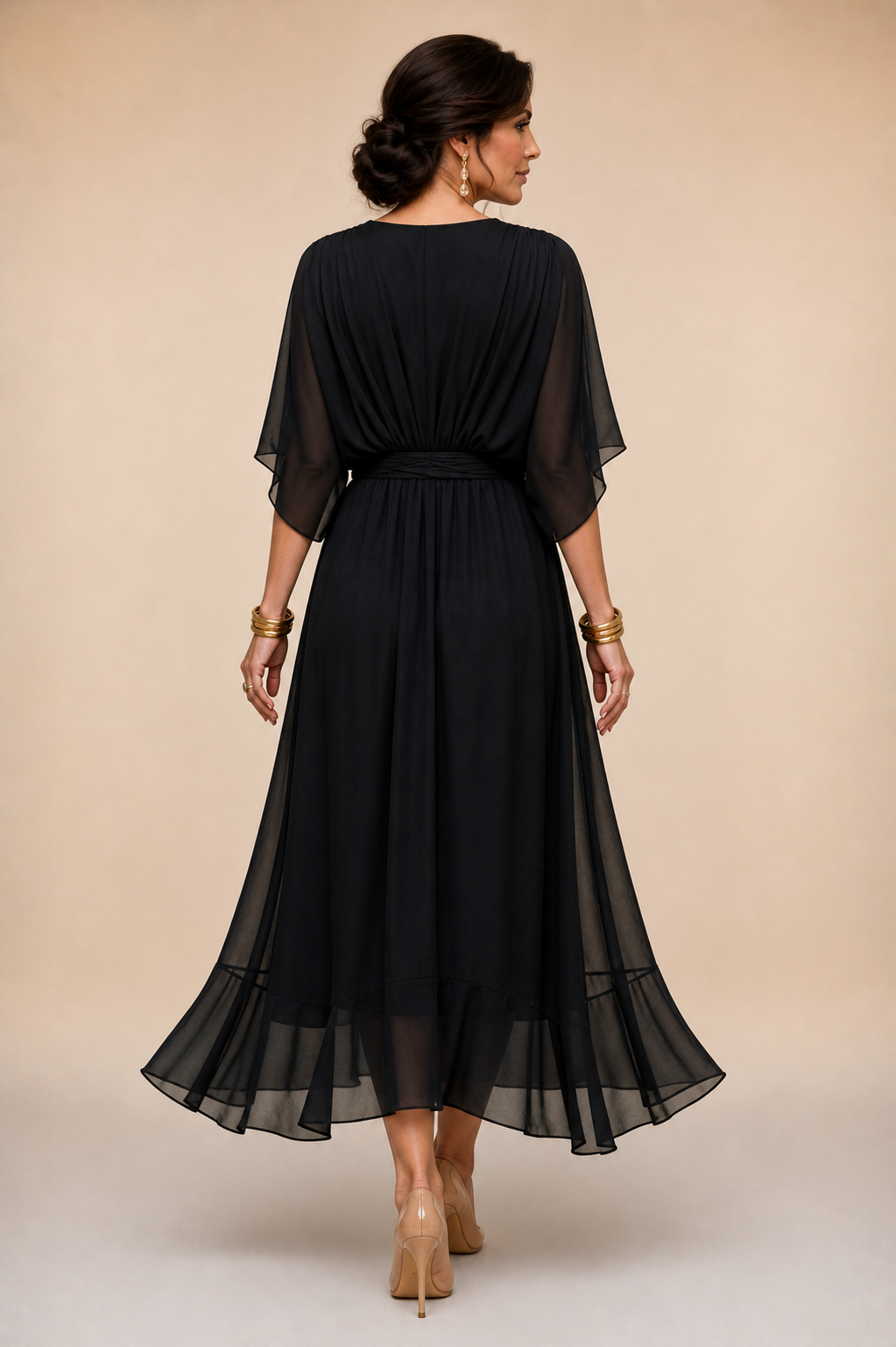 Sorena | Elegant V-Neck Maxi Dress