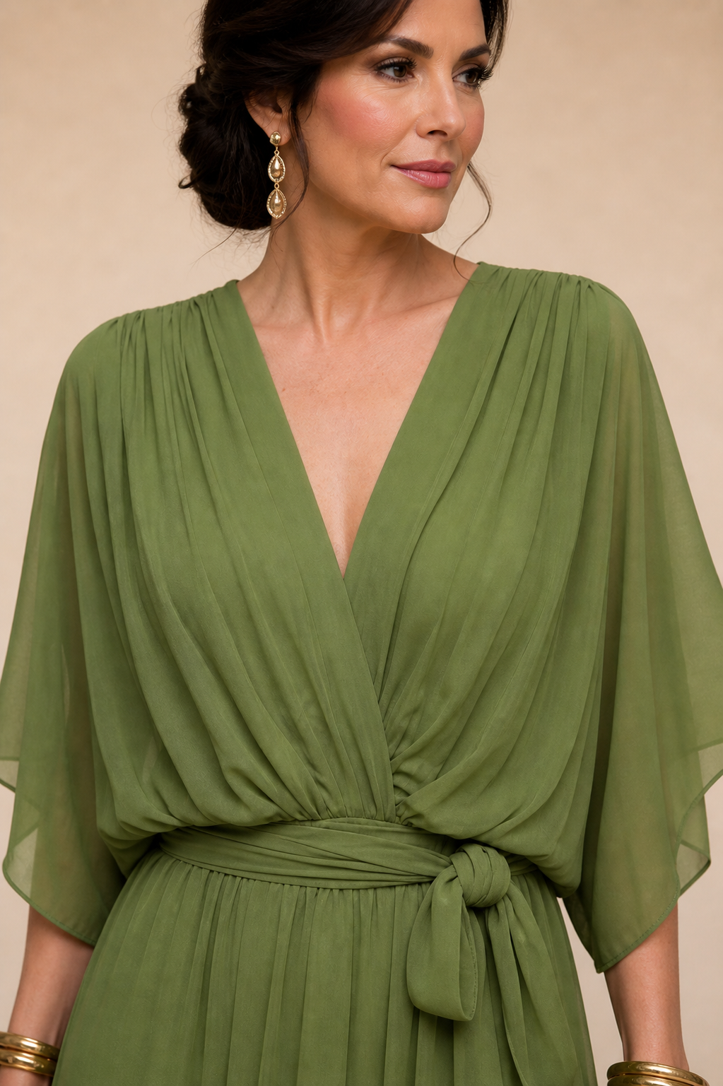 Sorena | Elegant V-Neck Maxi Dress