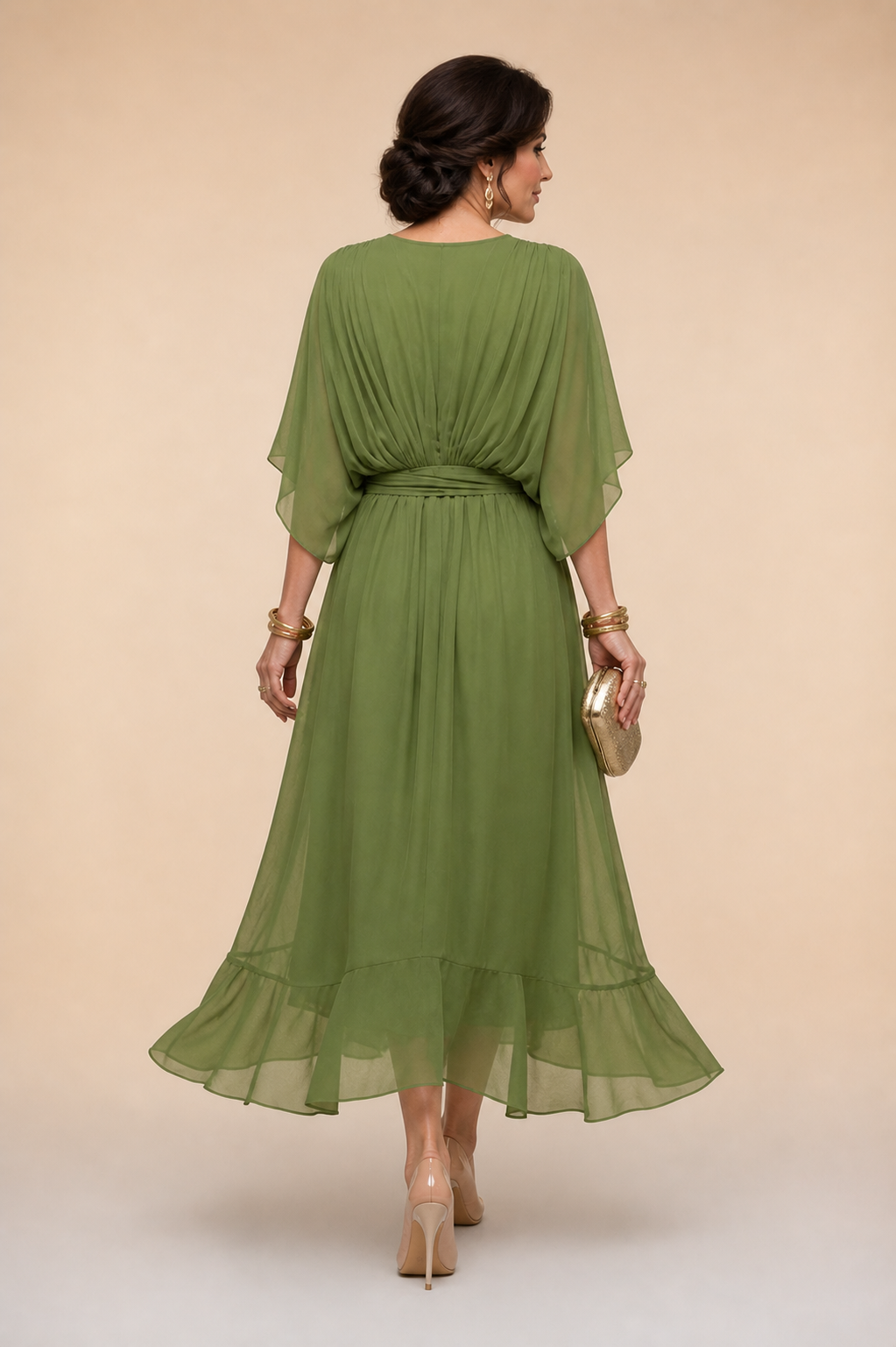 Sorena | Elegant V-Neck Maxi Dress
