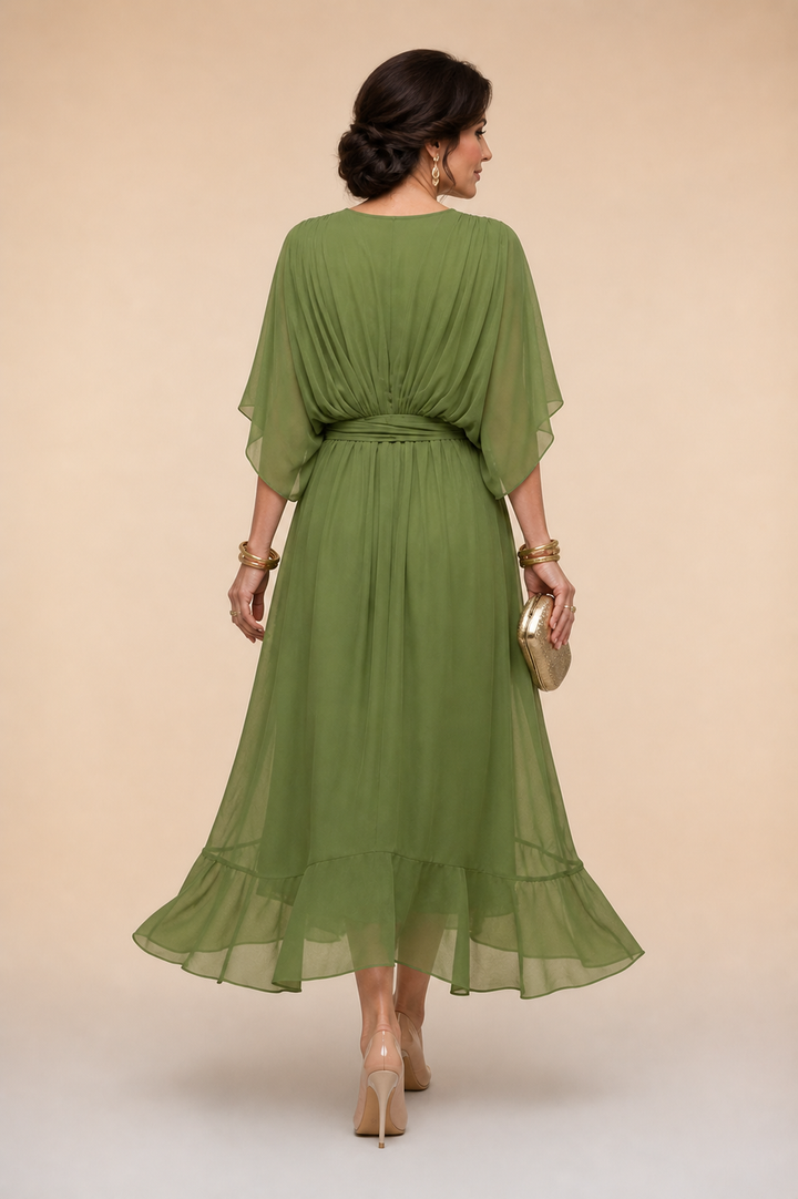Sorena | Elegant V-Neck Maxi Dress