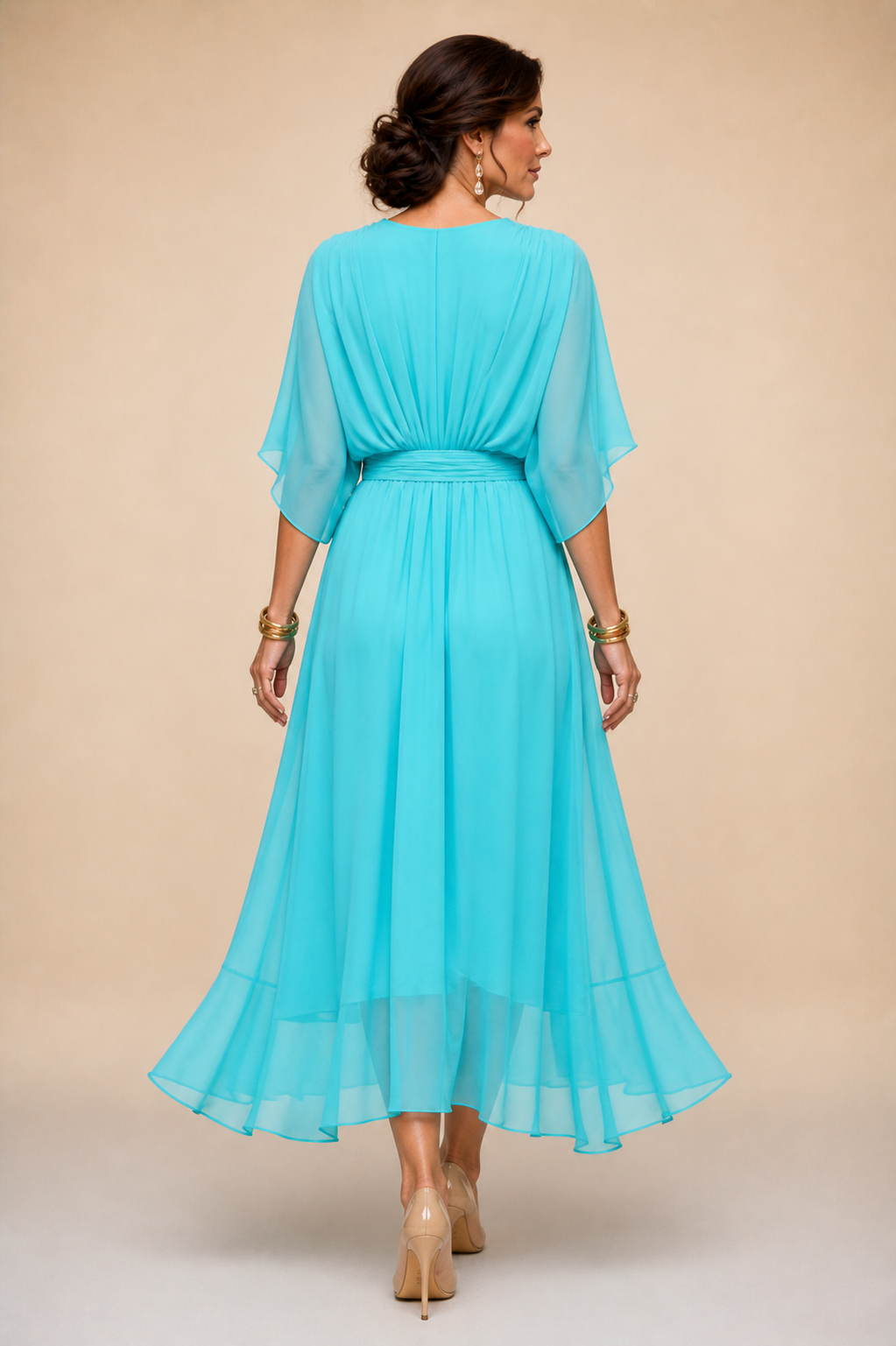 Sorena | Elegant V-Neck Maxi Dress