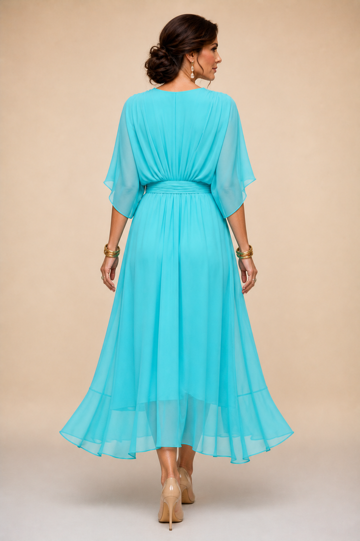 Sorena | Elegant V-Neck Maxi Dress