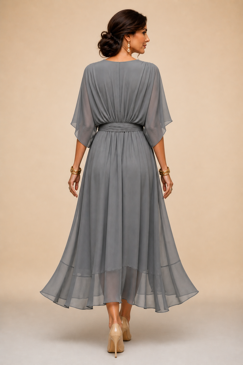 Sorena | Elegant V-Neck Maxi Dress