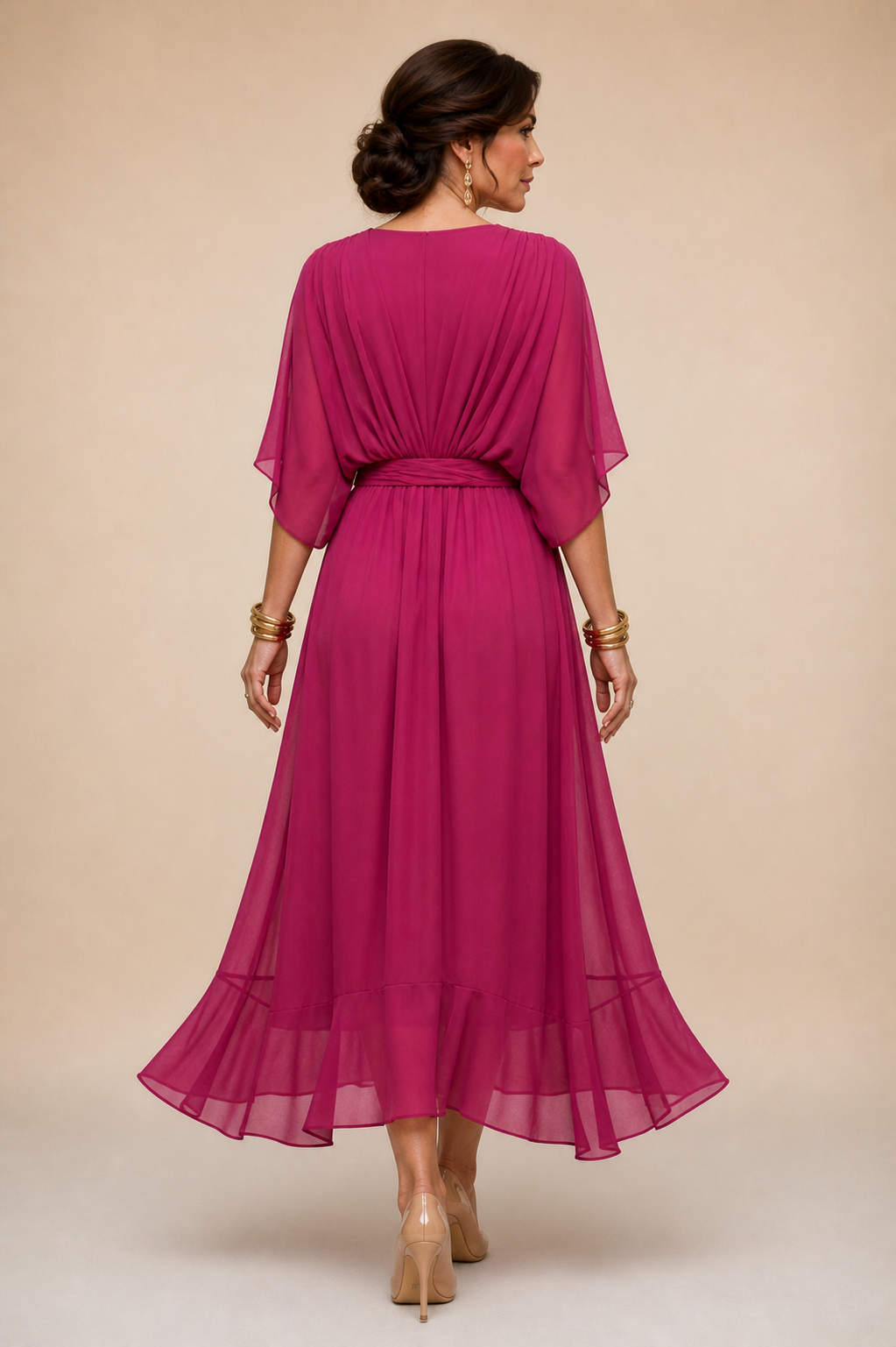Sorena | Elegant V-Neck Maxi Dress