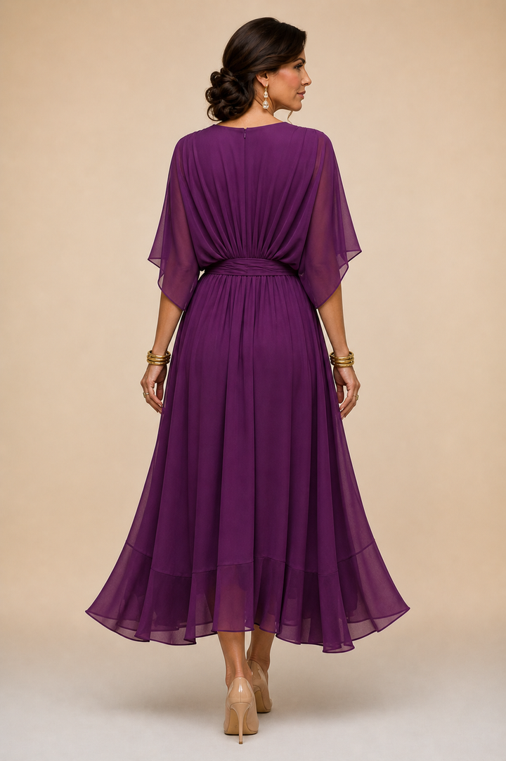 Sorena | Elegant V-Neck Maxi Dress