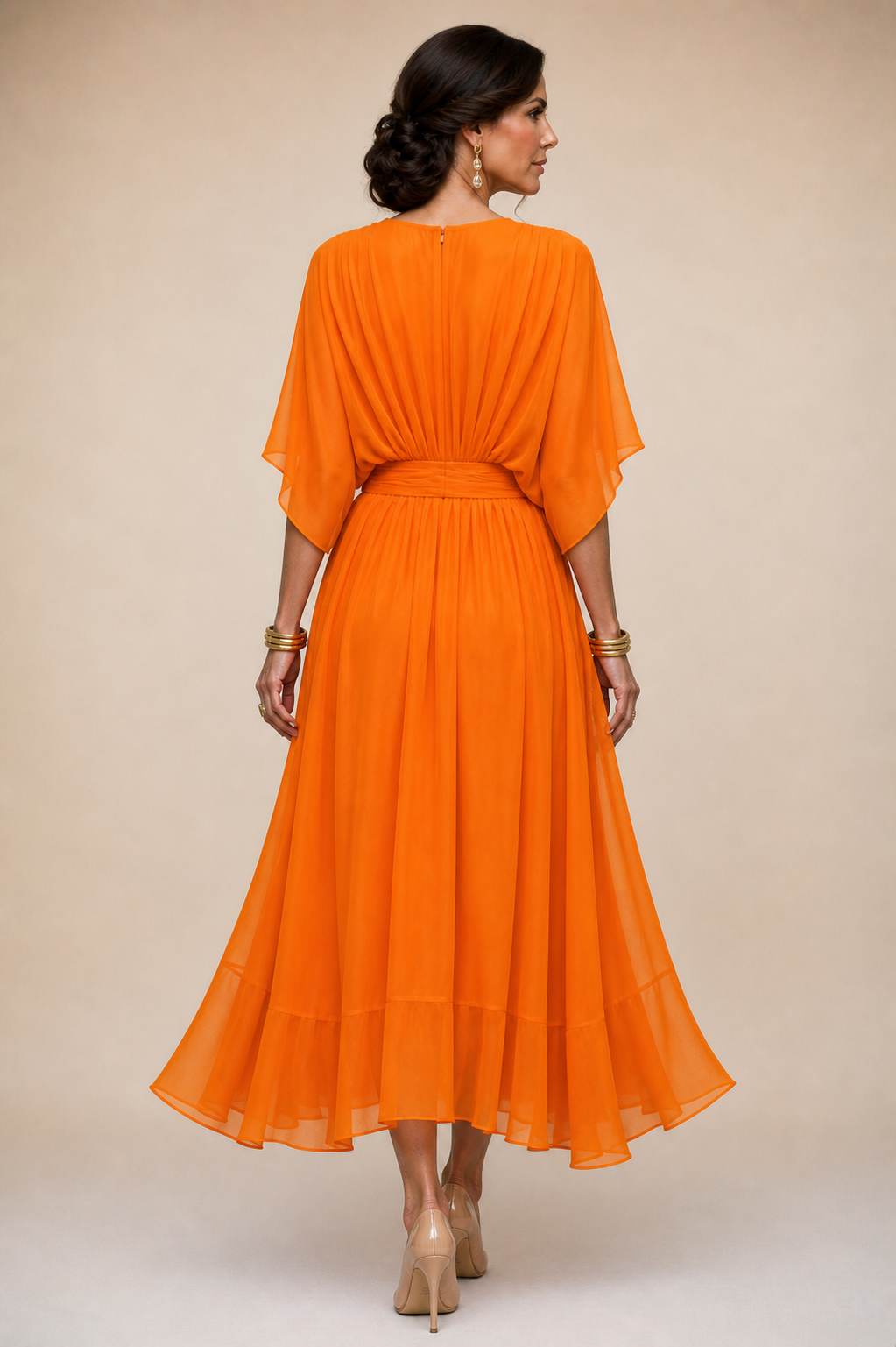 Sorena | Elegant V-Neck Maxi Dress