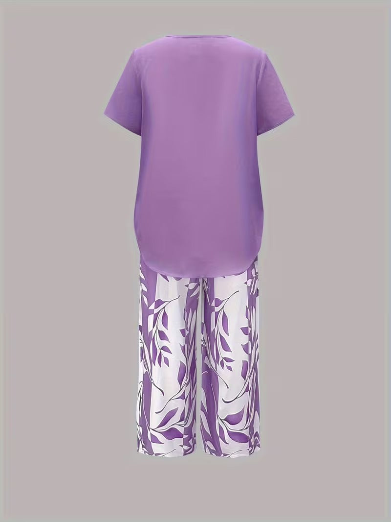 Arvessa™ | Casual Leaf Print