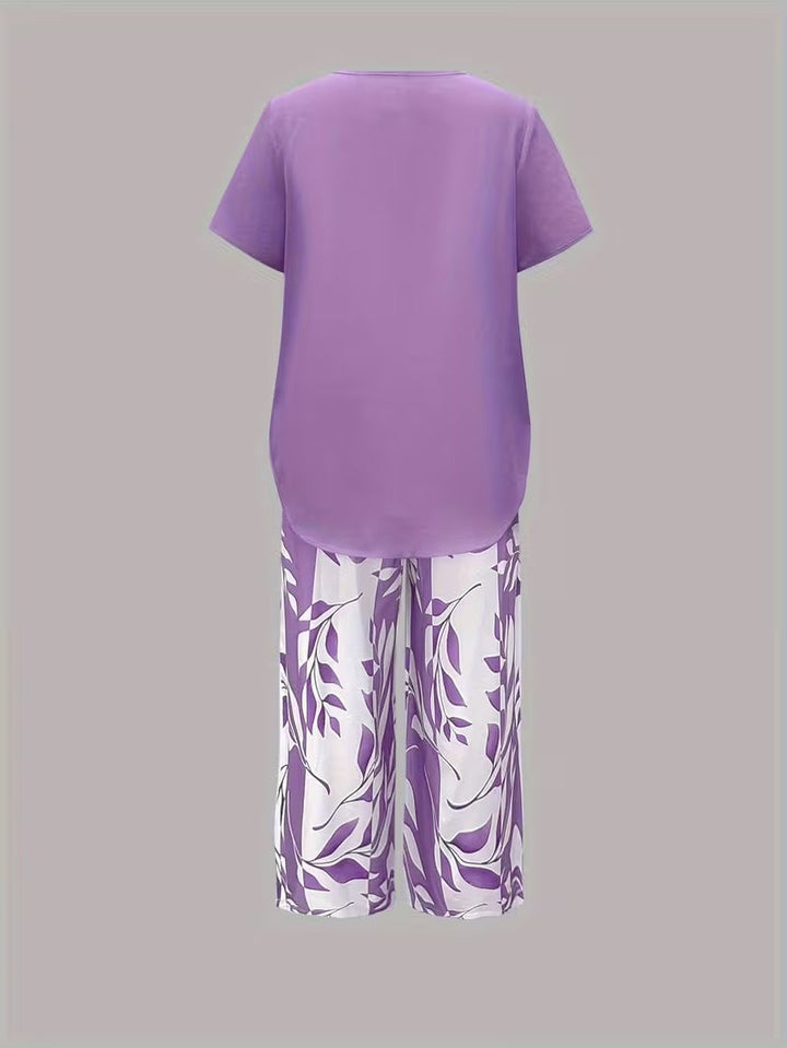 Arvessa™ | Casual Leaf Print
