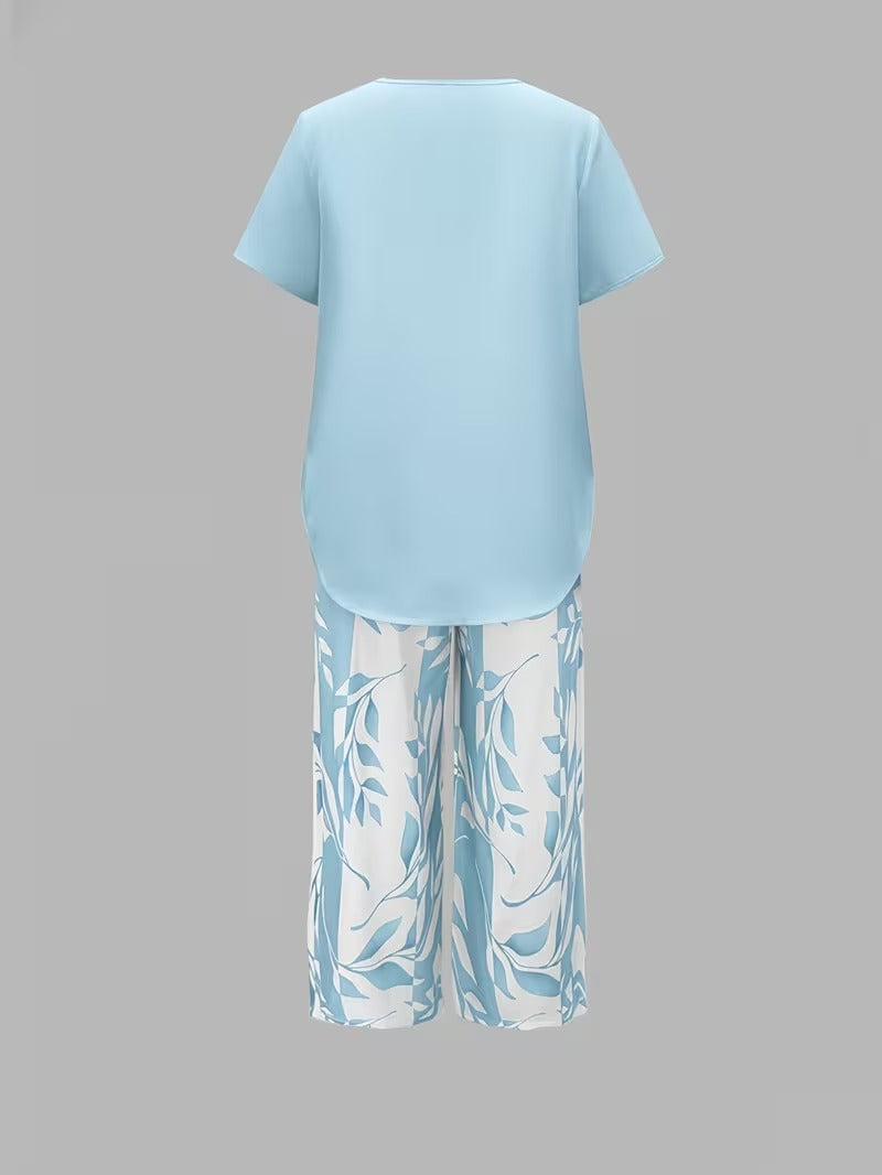 Arvessa™ | Casual Leaf Print