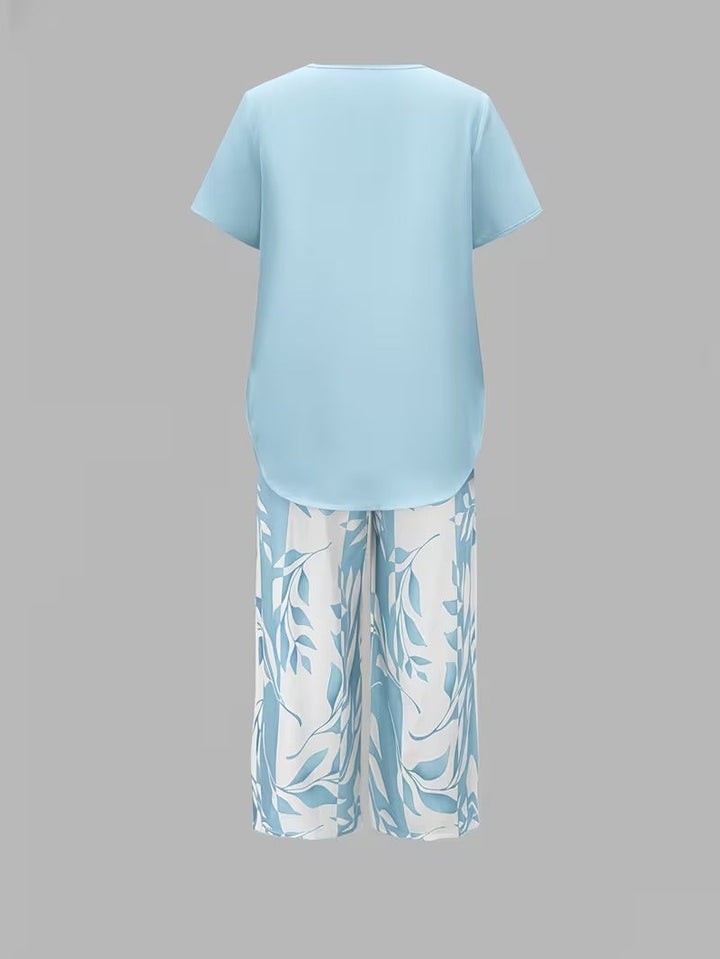 Arvessa™ | Casual Leaf Print