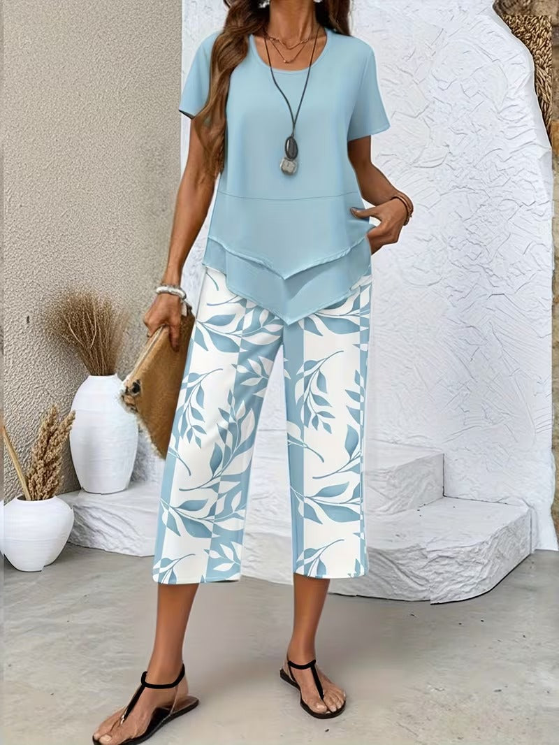 Arvessa™ | Casual Leaf Print