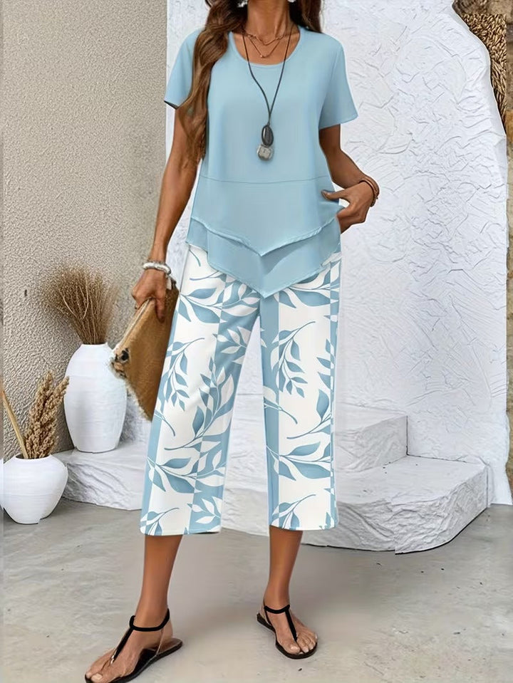 Arvessa™ | Casual Leaf Print