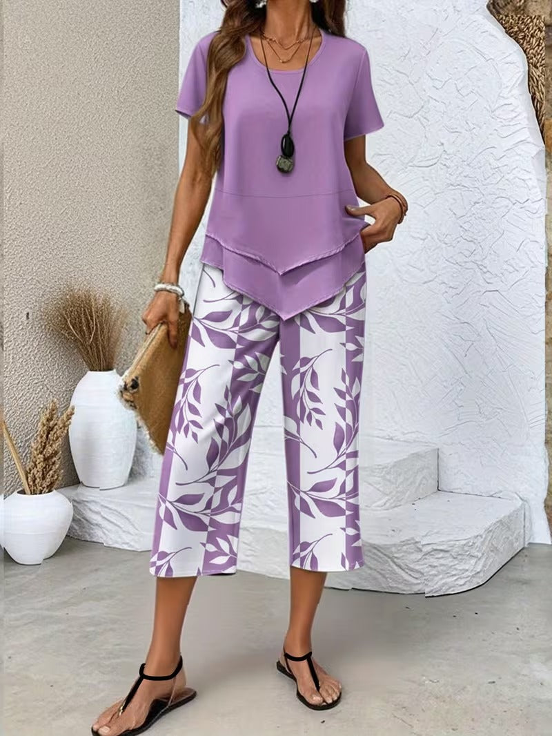 Arvessa™ | Casual Leaf Print