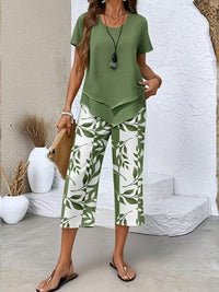 Arvessa™ | Casual Leaf Print