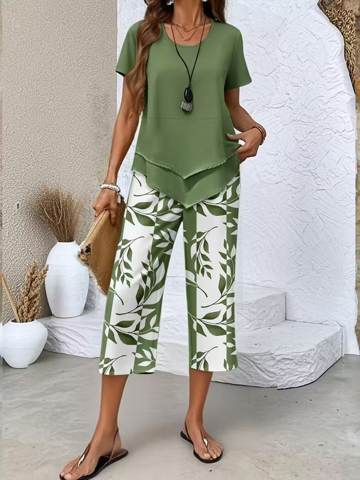 Arvessa™ | Casual Leaf Print