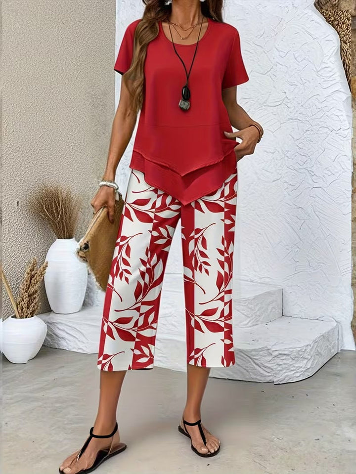 Arvessa™ | Casual Leaf Print