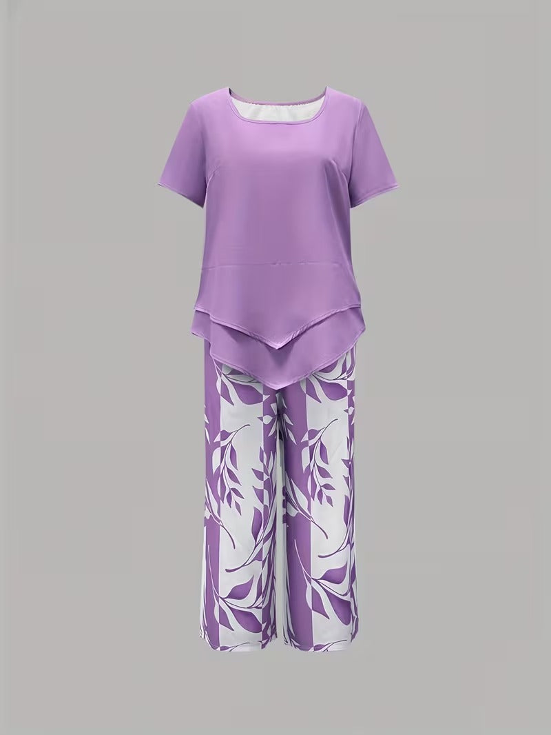 Arvessa™ | Casual Leaf Print