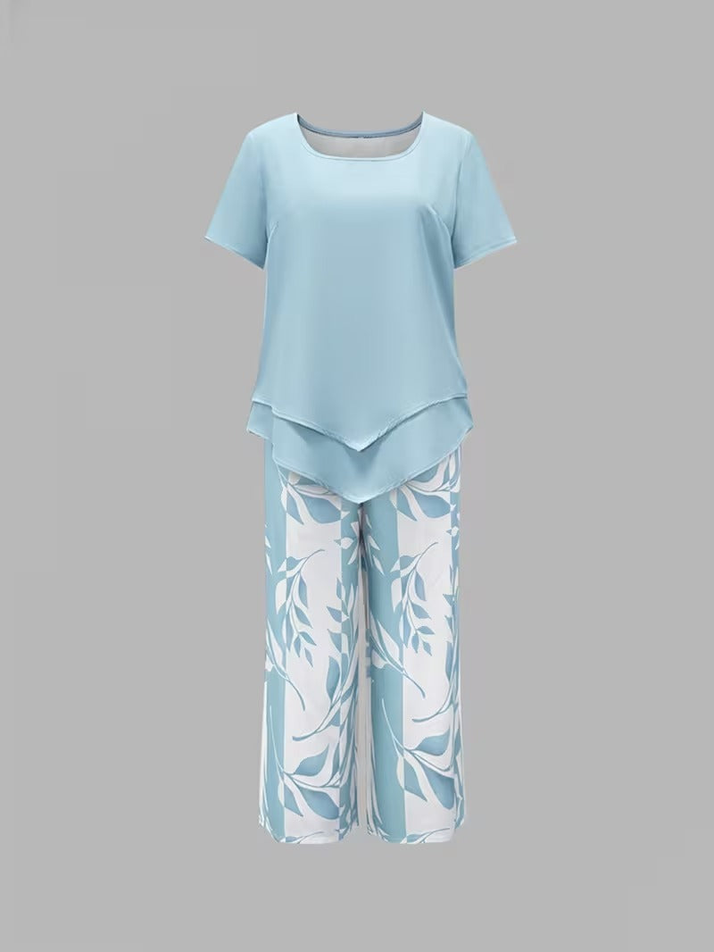 Arvessa™ | Casual Leaf Print