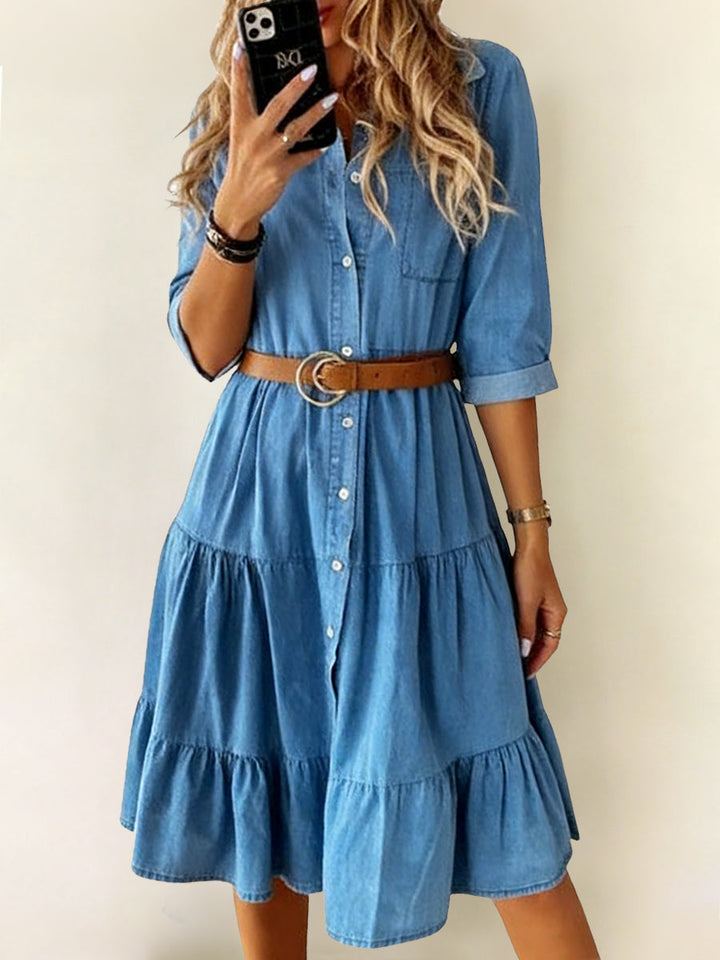 Barbara | Casual Elegant Denim Dress