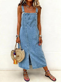 Susan | Casual Denim Jumper Dress